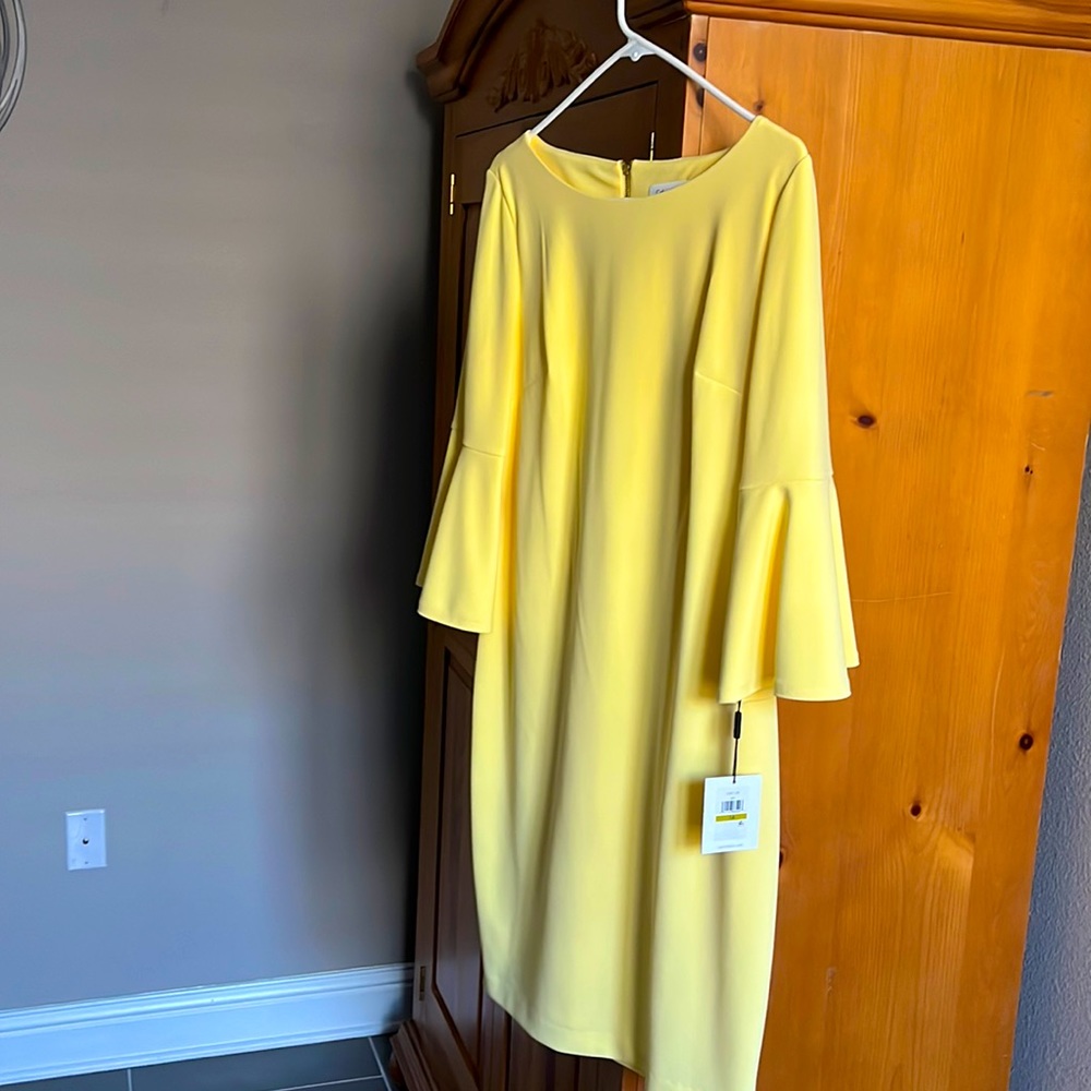 Yellow spring dress